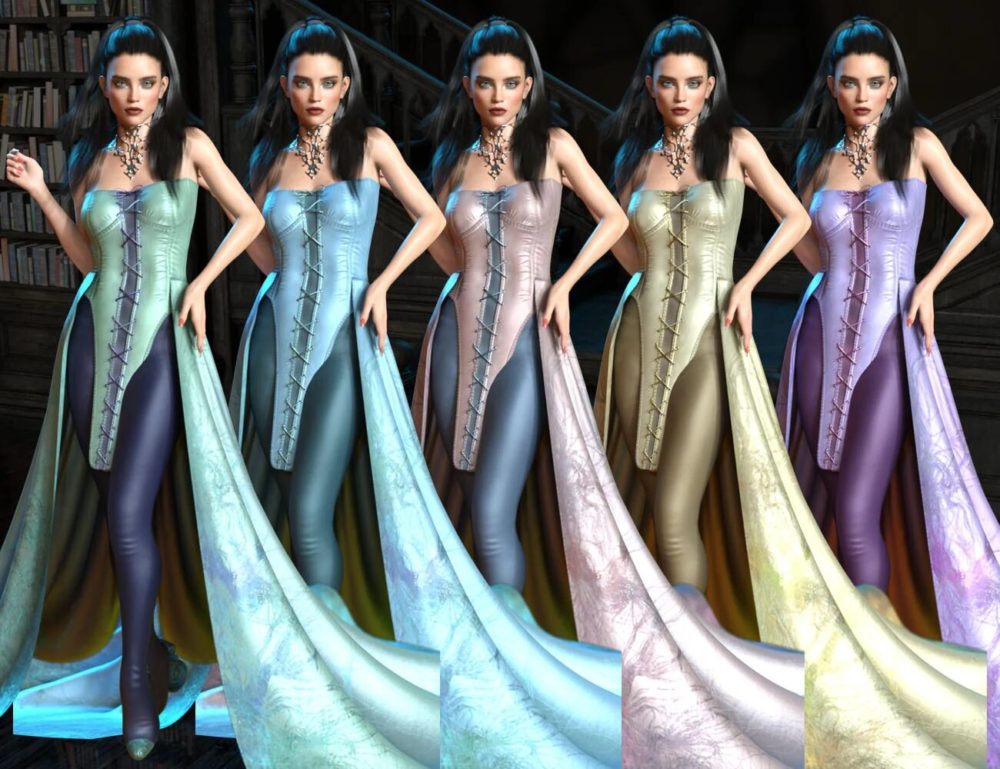 CB Sophia dForce Clothing Set for Genesis 8 and 8.1 Females