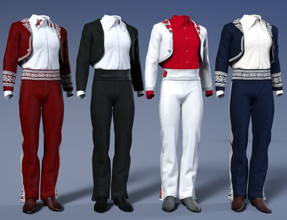 dForce Bolero Style Outfit Textures