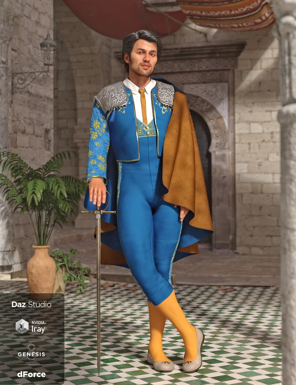 dForce Matador Outfit Textures