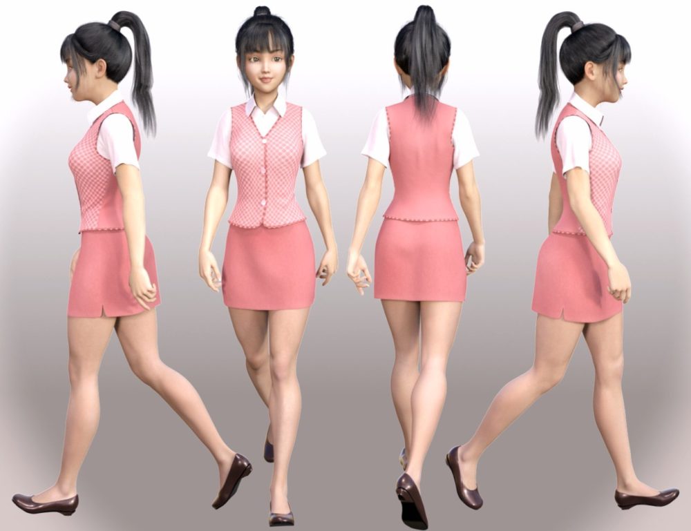dForce Clerk Outfit for Genesis 8 Females