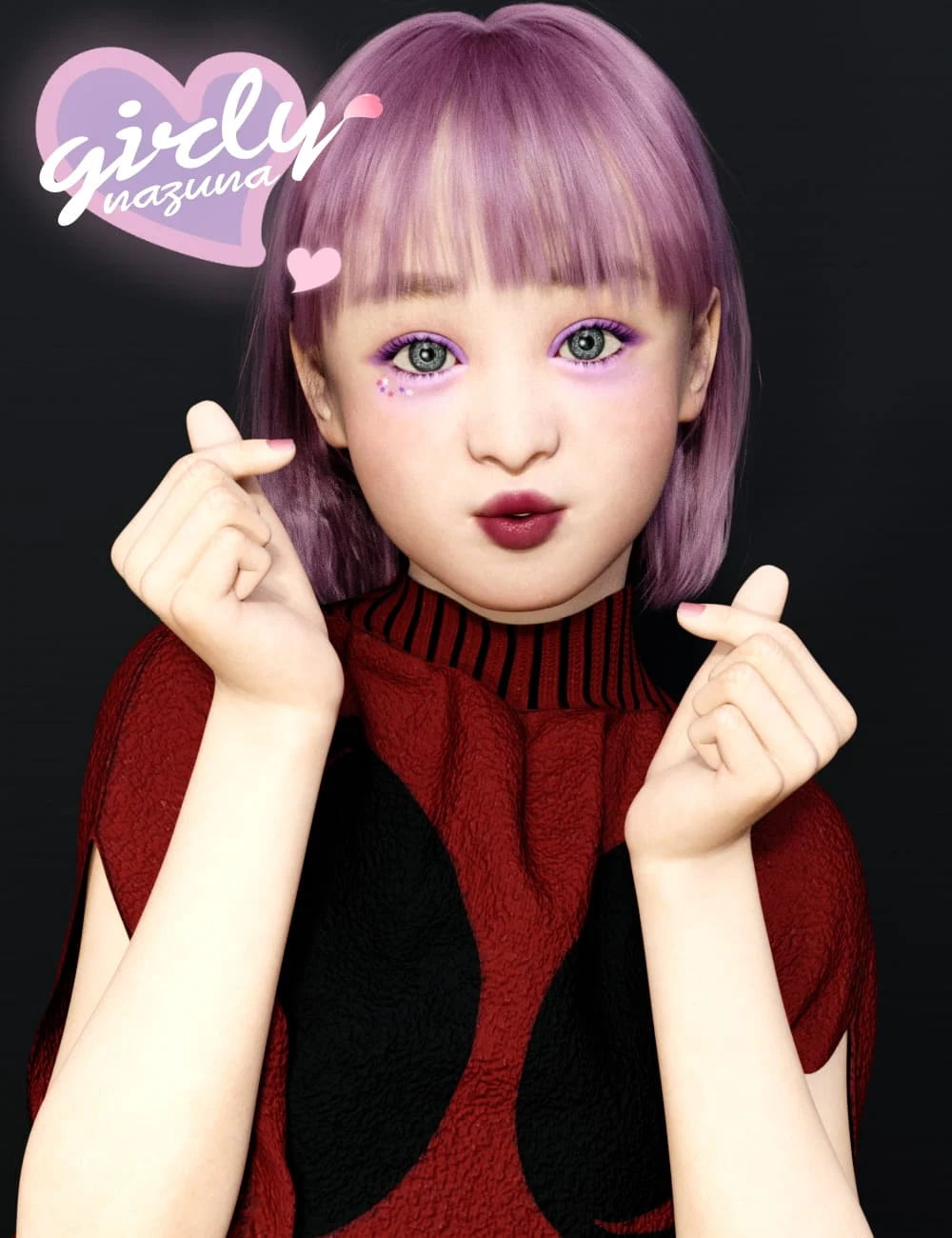 Girly Nazuna for Genesis 8 Female