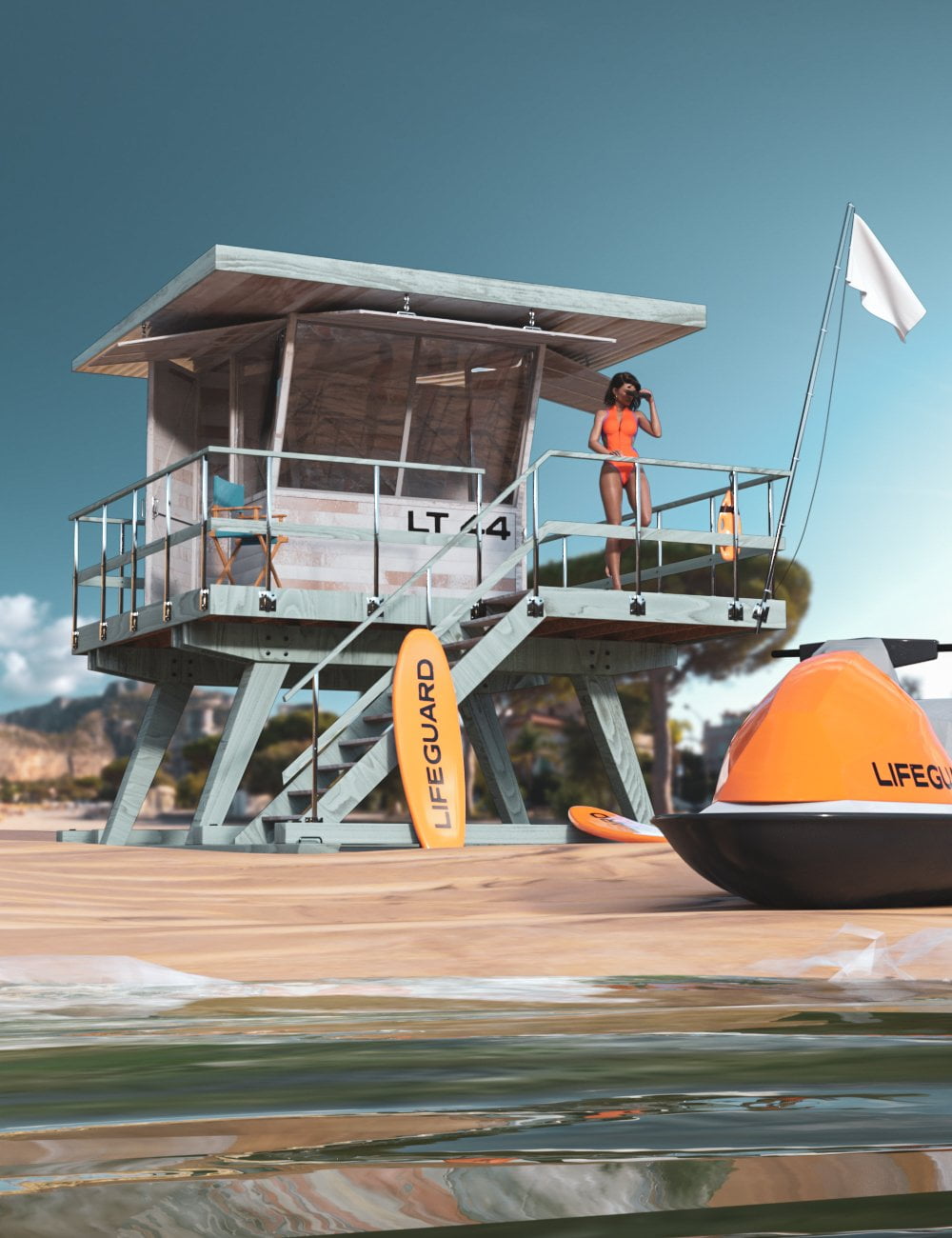 M8 Lifeguard Tower