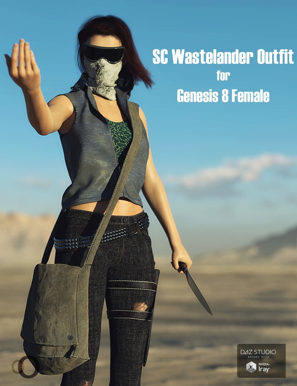 SC Wastelander Outfit for Genesis 8 Female