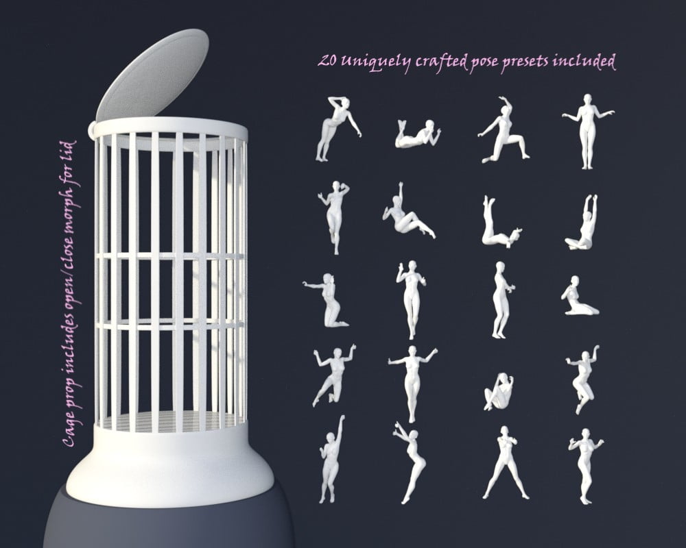 Animal Cage for Genesis 8 Females