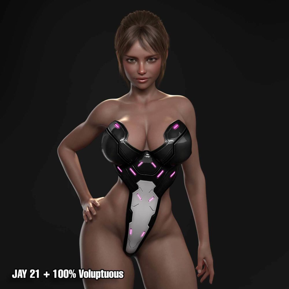 Techbody 01 for Genesis 8 and 8.1 Female Daz Studio Iray