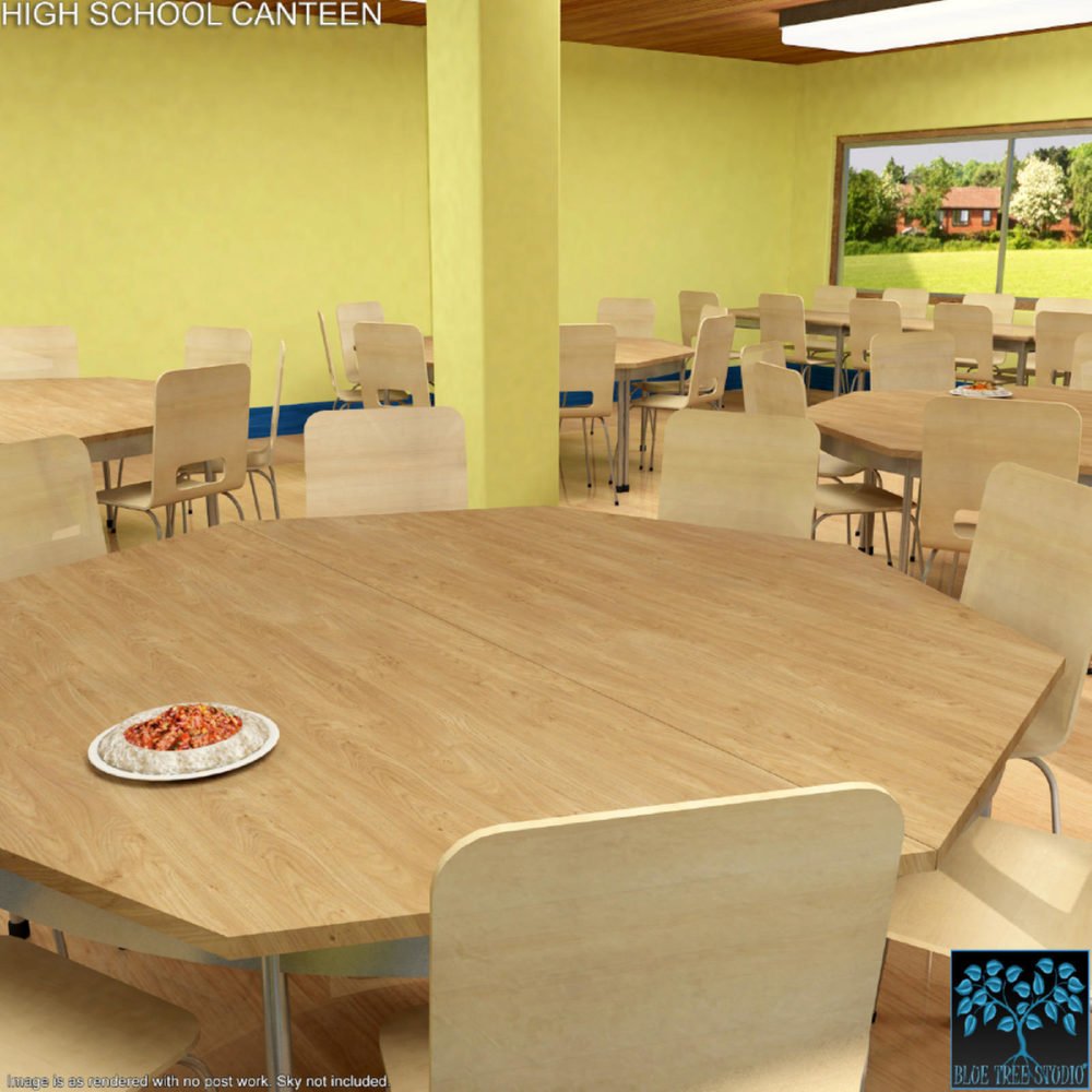 High School Canteen for Daz