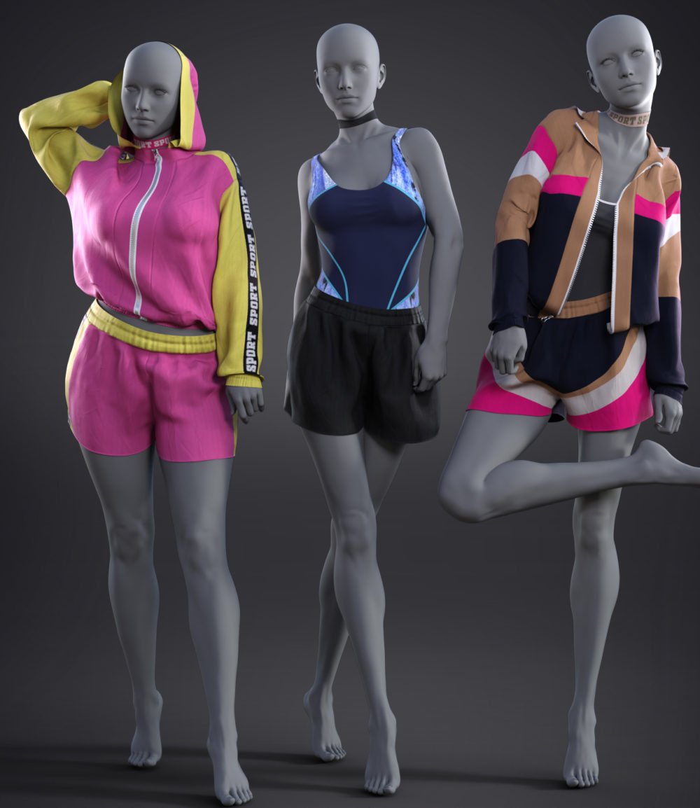 Pretty Little Thing dforce outfit for Genesis 8 & 8.1 Female(s)