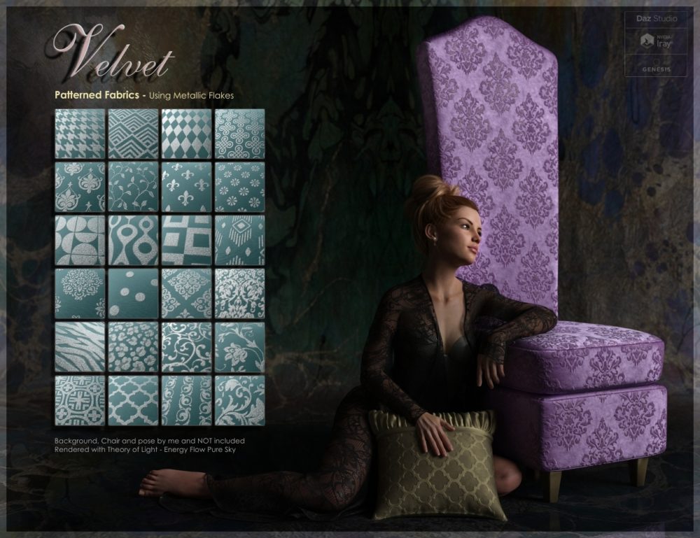 Shader Plan - Iray Velvety Fabrics