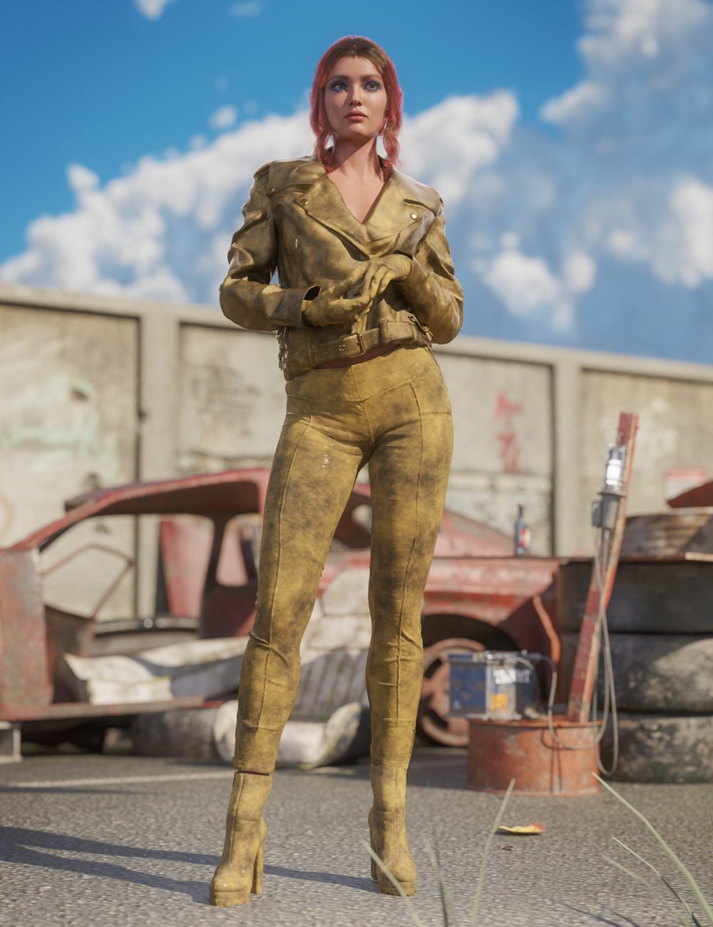 Road Rash for Genesis 8 and 8.1 Females