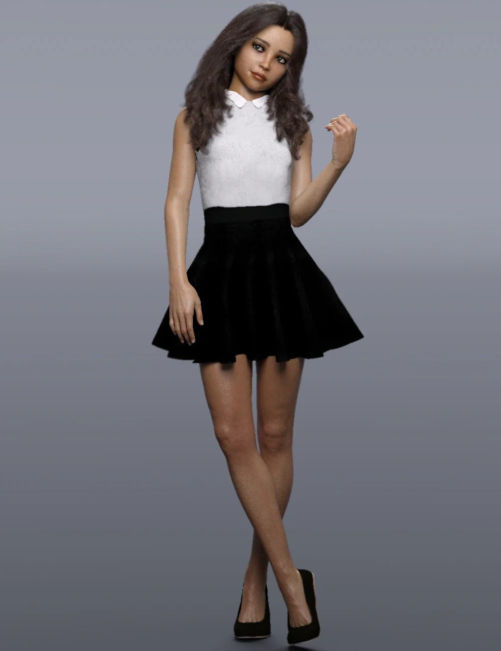 Teen Sadie HD for Genesis 8 Female