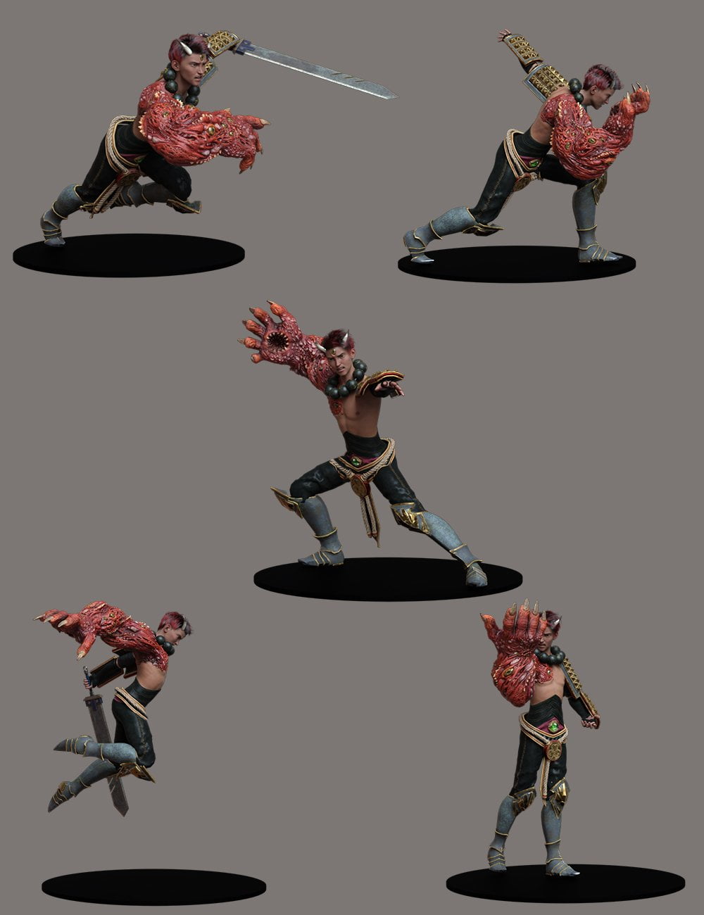 The Claw Poses for Kota 8.1 Human