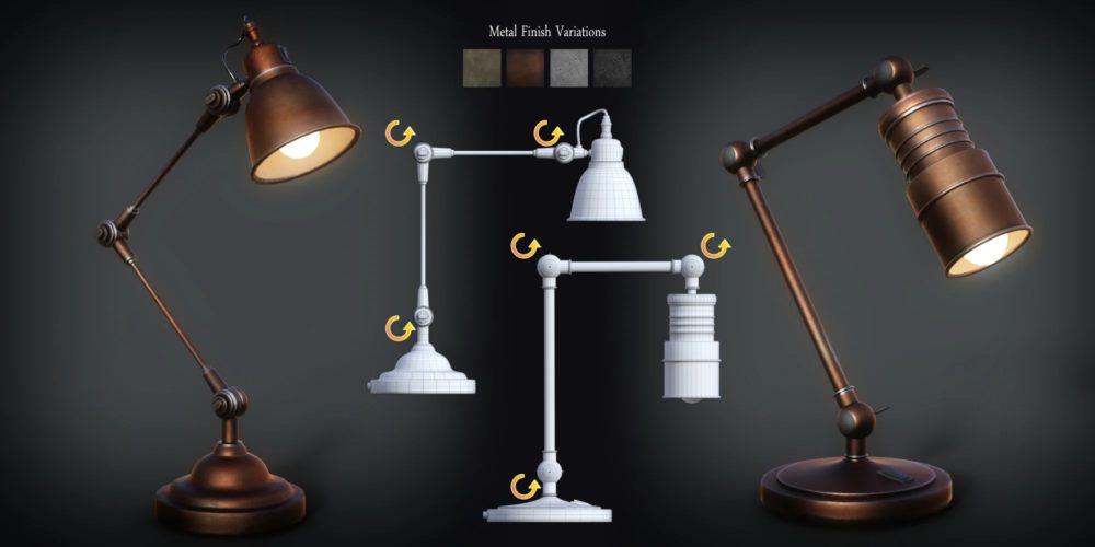 B.E.T.T.Y. Adjustable Desk Lamps