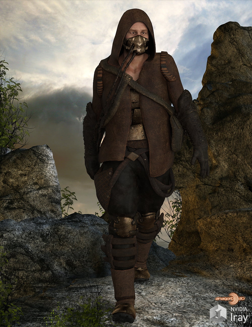 BLACKHAT - Outlanders: The Runner - For DS & Genesis8 Male