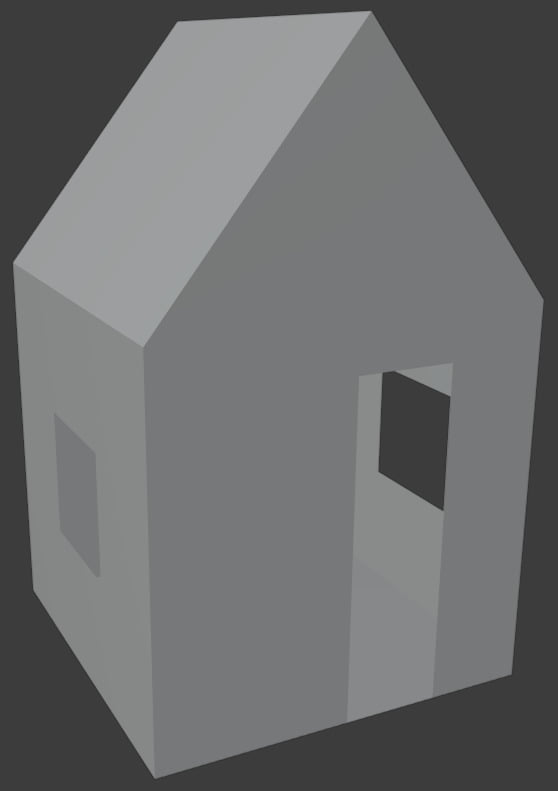 blender how to create a house
