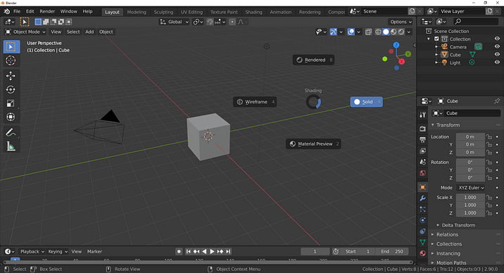 blender interface scale