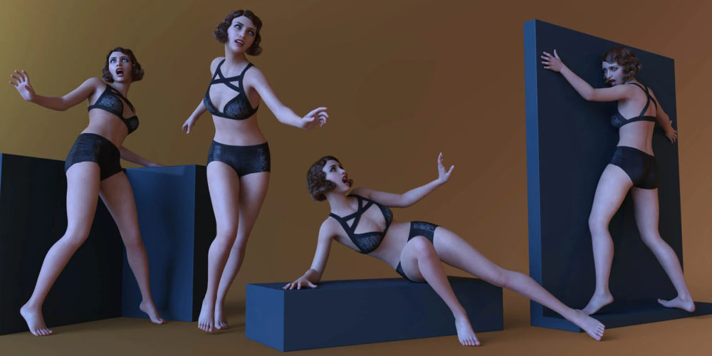 CDI Crime Cover Poses for Genesis 8.1 Female