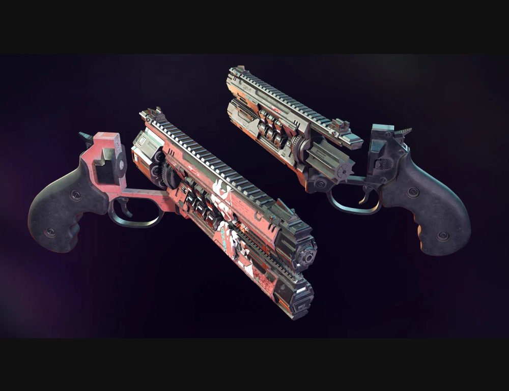 Cyberpunk Revolver
