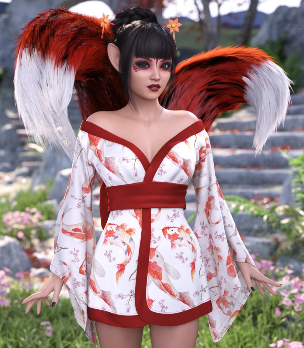 dForce Koharu Kimono Textures