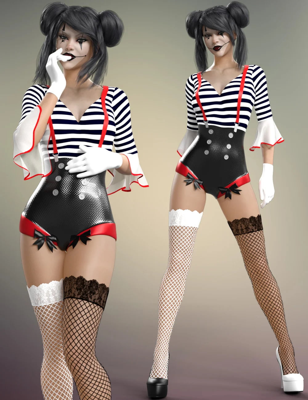 dForce Party Girl Outfit for Genesis 8 and 8.1 Females