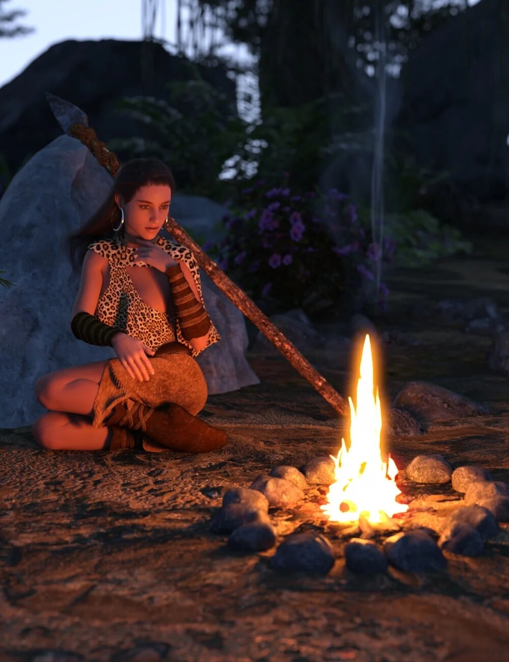 dForce Wild Woman Outfit for Genesis 8 Female