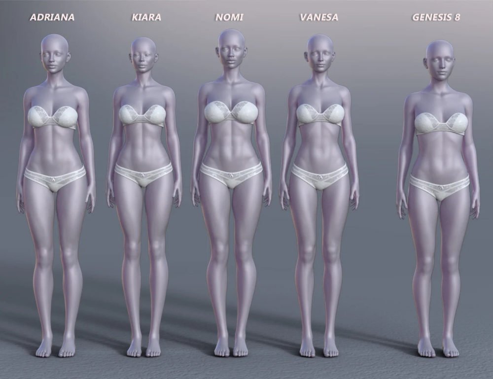 Girls of Summer Models for Genesis 8 and 8.1 Females