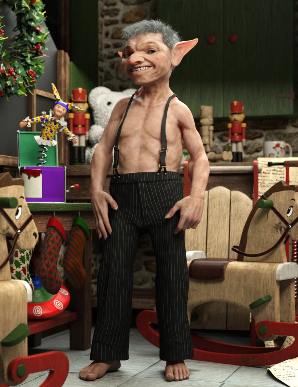 Helper Elf for Genesis 8 Male