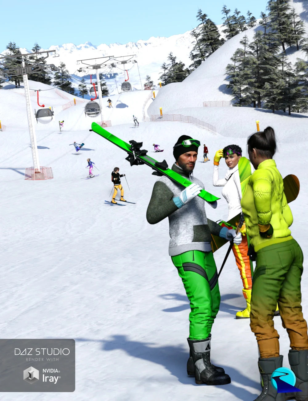 Now-Crowd Billboards - Skiing and Snowboarding (Winter Fun Vol II)