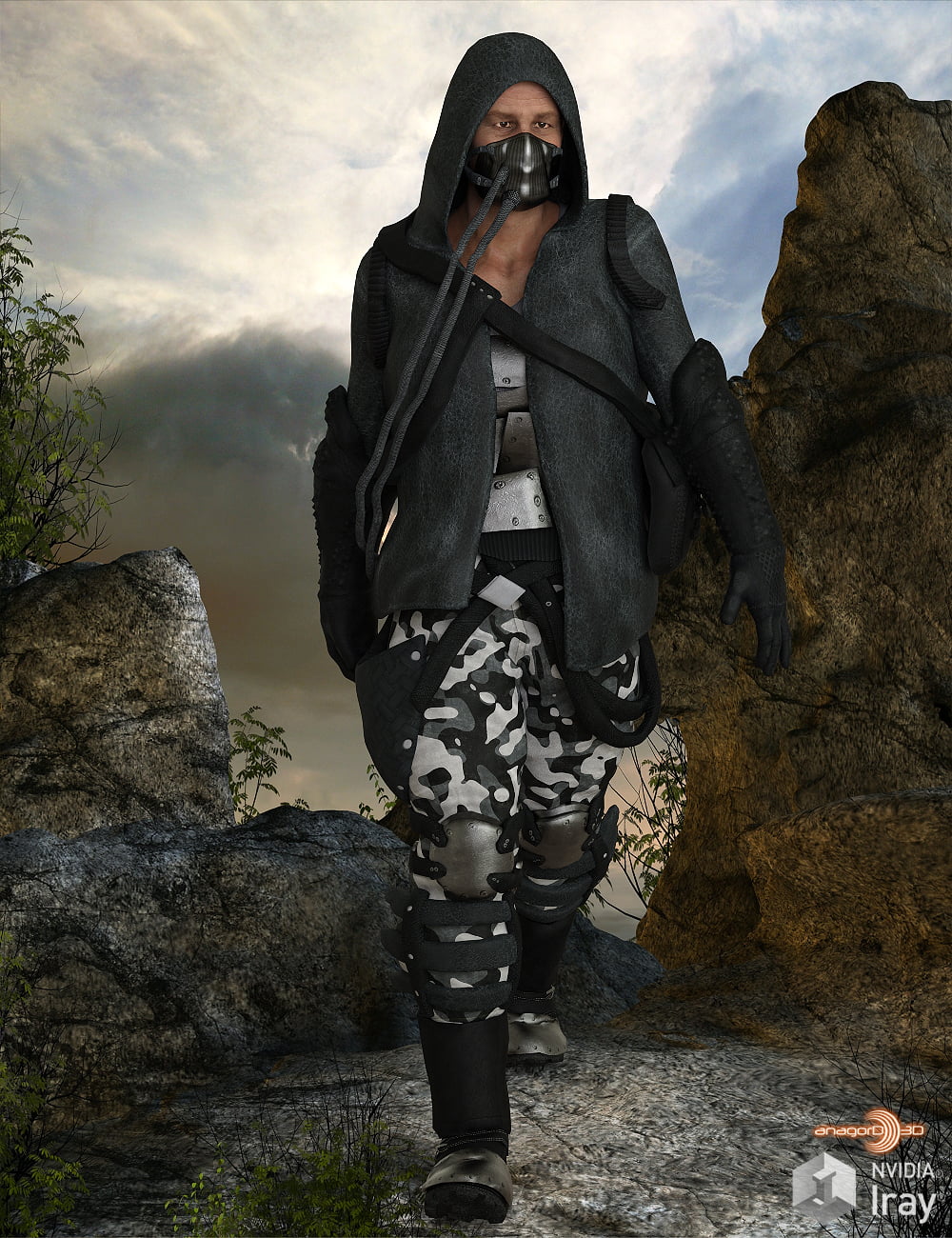 BLACKHAT - Outlanders: The Runner - For DS & Genesis8 Male