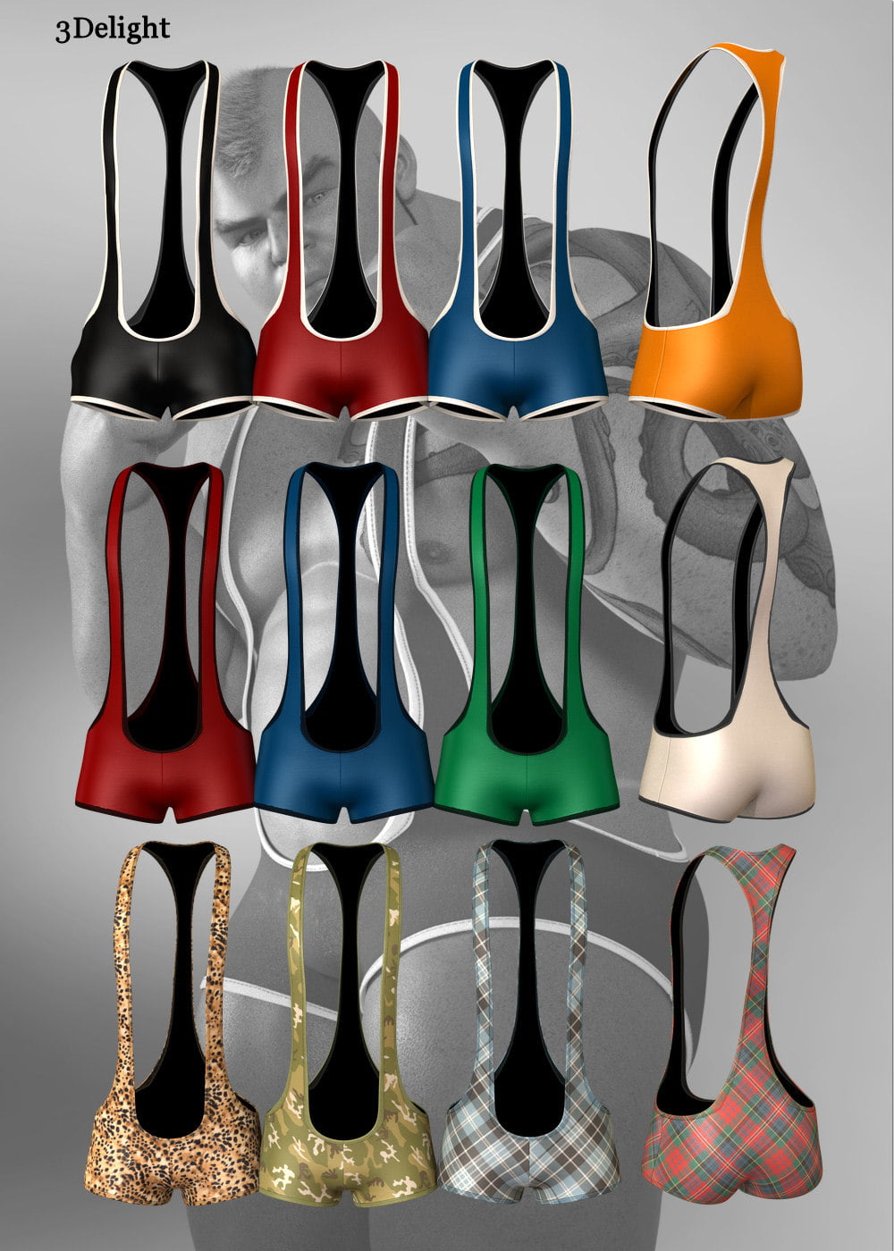 OhLaLa Singlet for Genesis 8 Male dForce