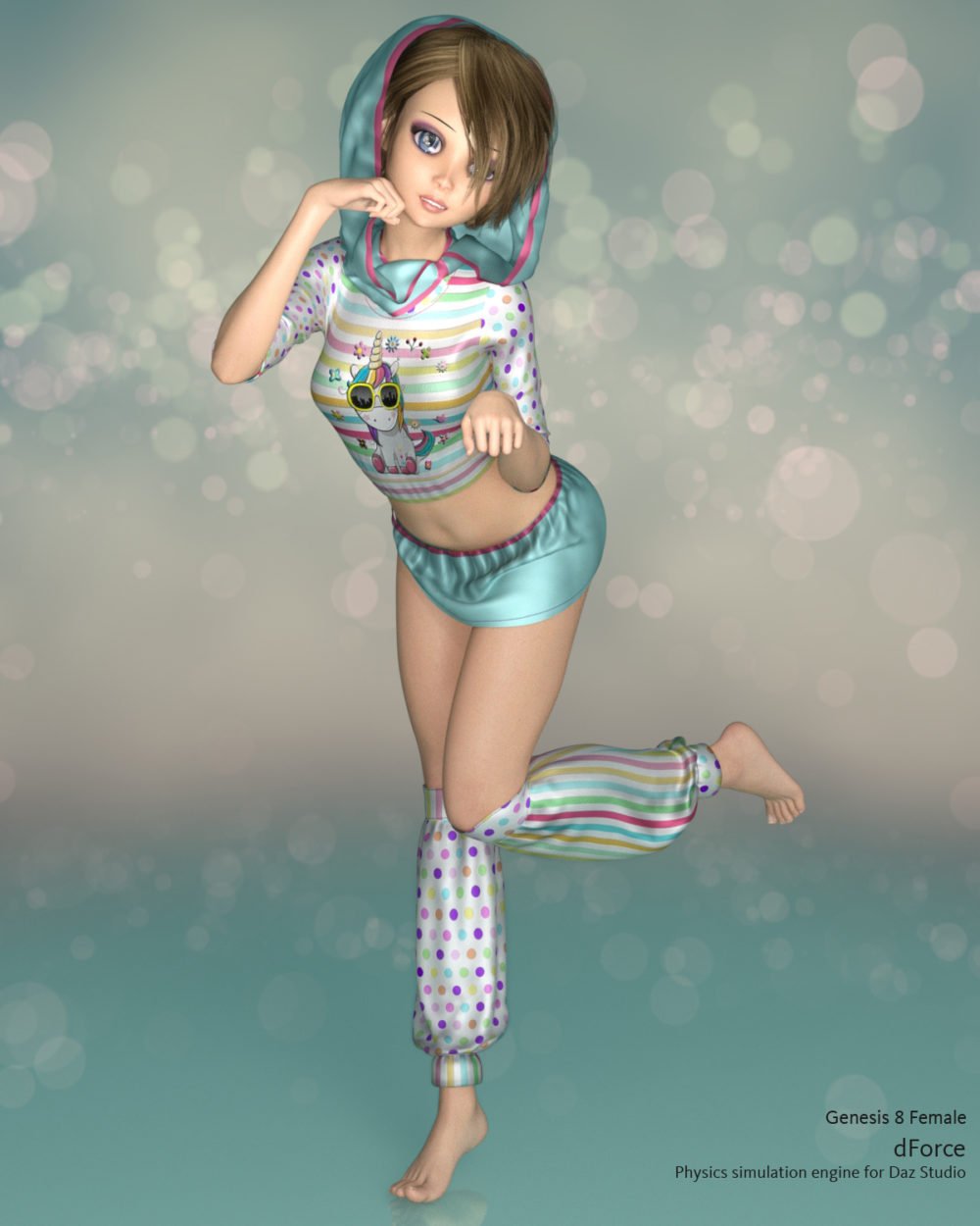 dForce Kazumi for Genesis 8