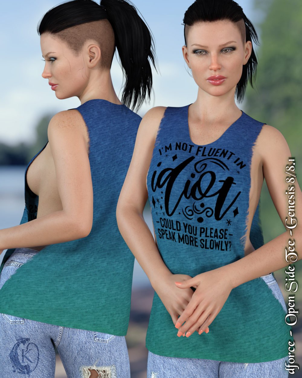 dforce - Open Side Tee - Genesis 8