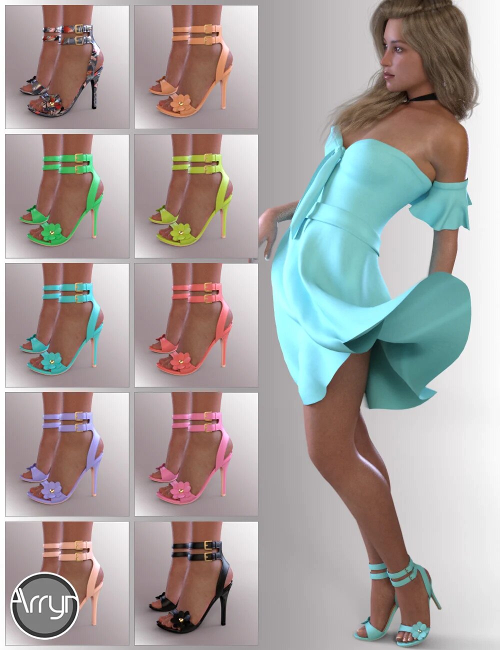 Shoes ReMake 2 for Genesis 8.1 Females