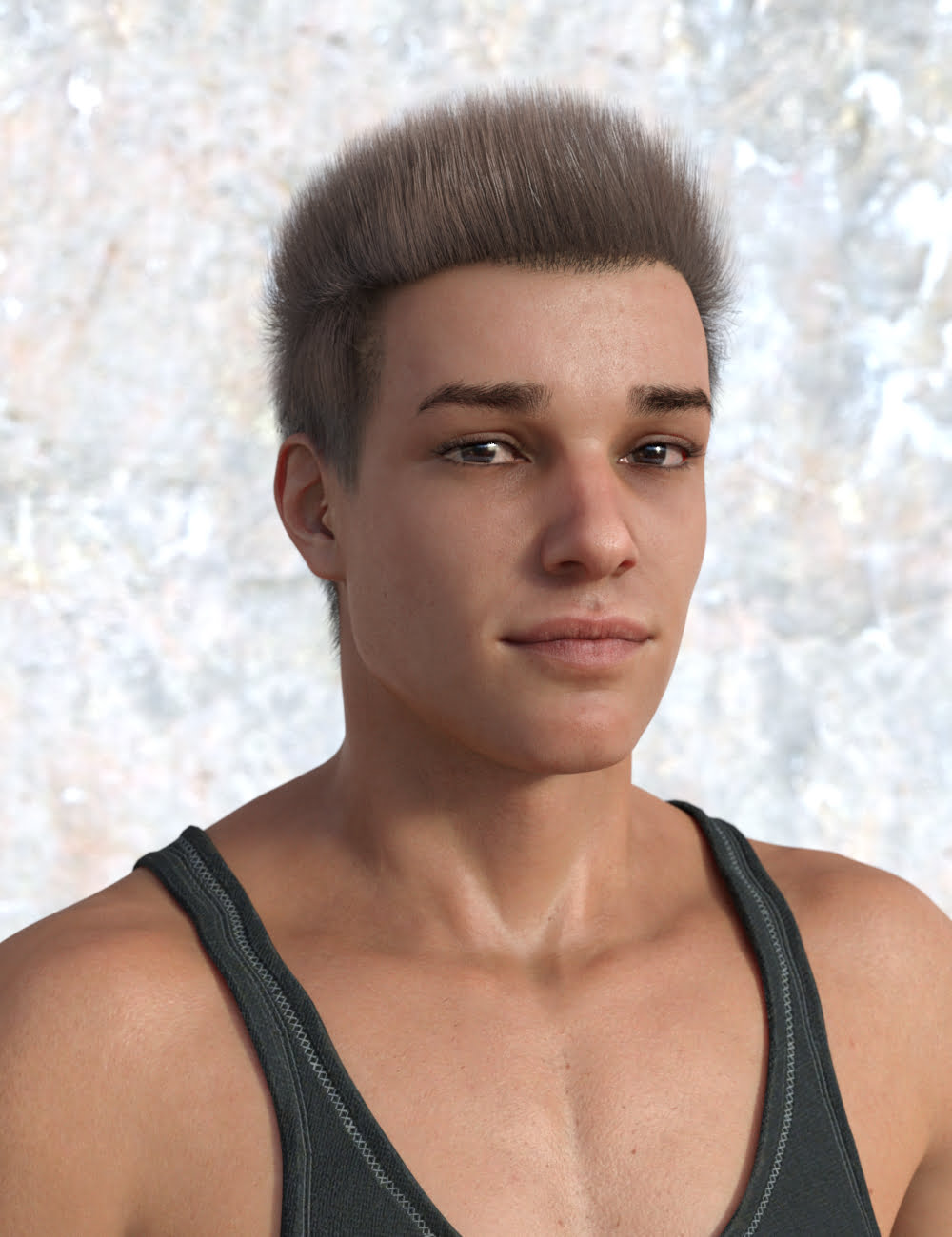 Wilson Hair for Genesis 8 Males