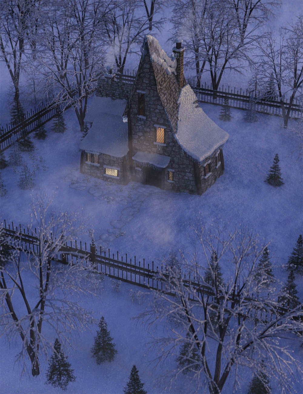 3 Raven Court Iray Winter Expansion