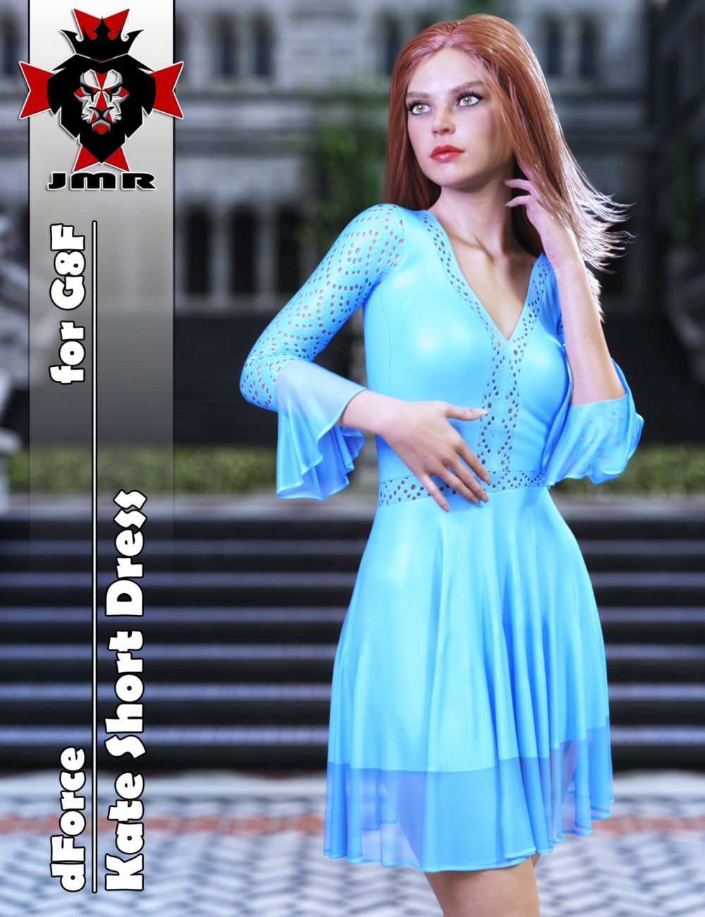 JMR dForce Kate Short Dress for G8F