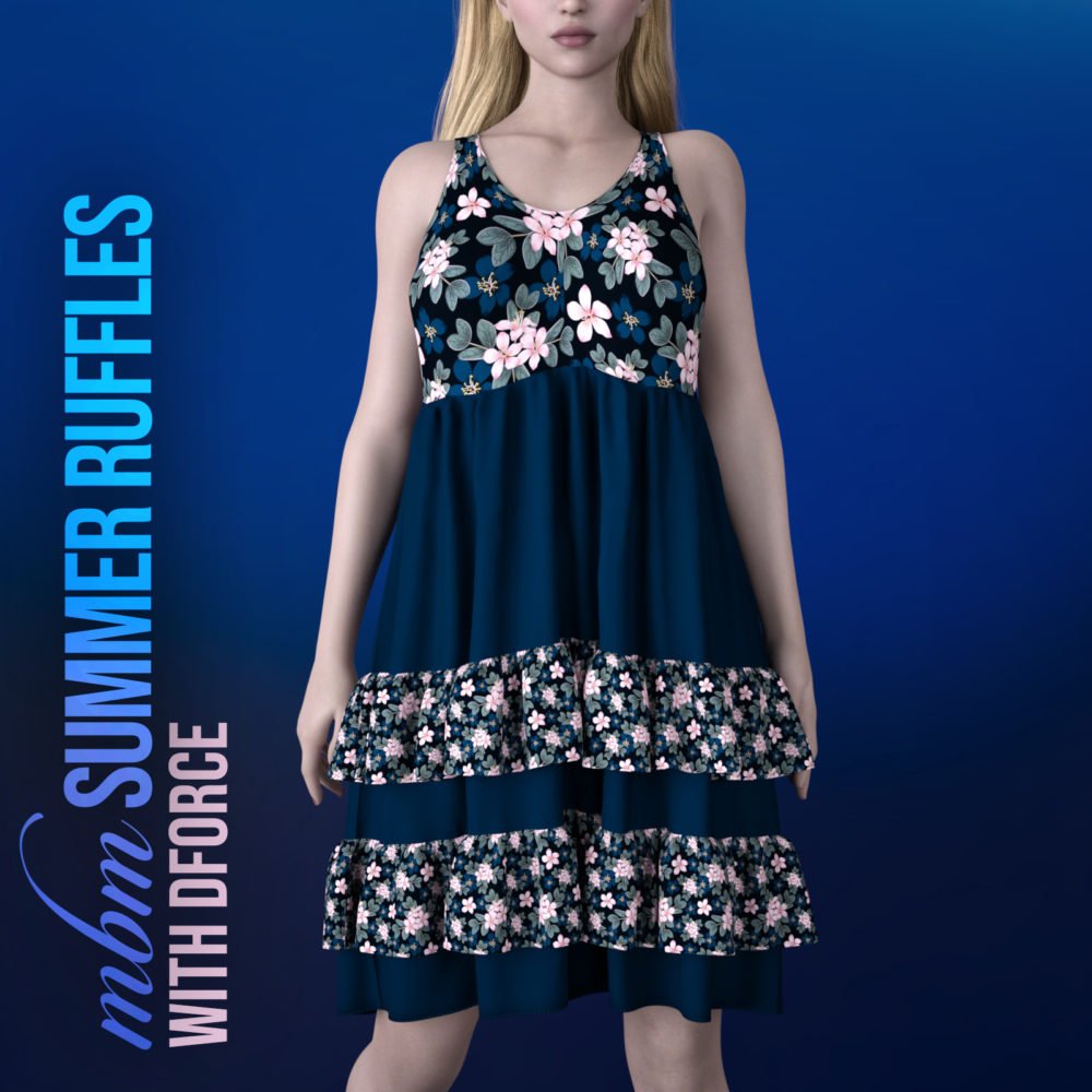 MbM Summer Ruffles for Genesis 8 Female