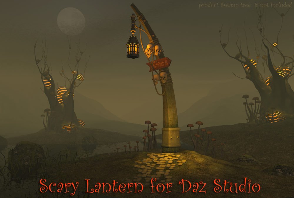 Scary Lantern for Daz Studio