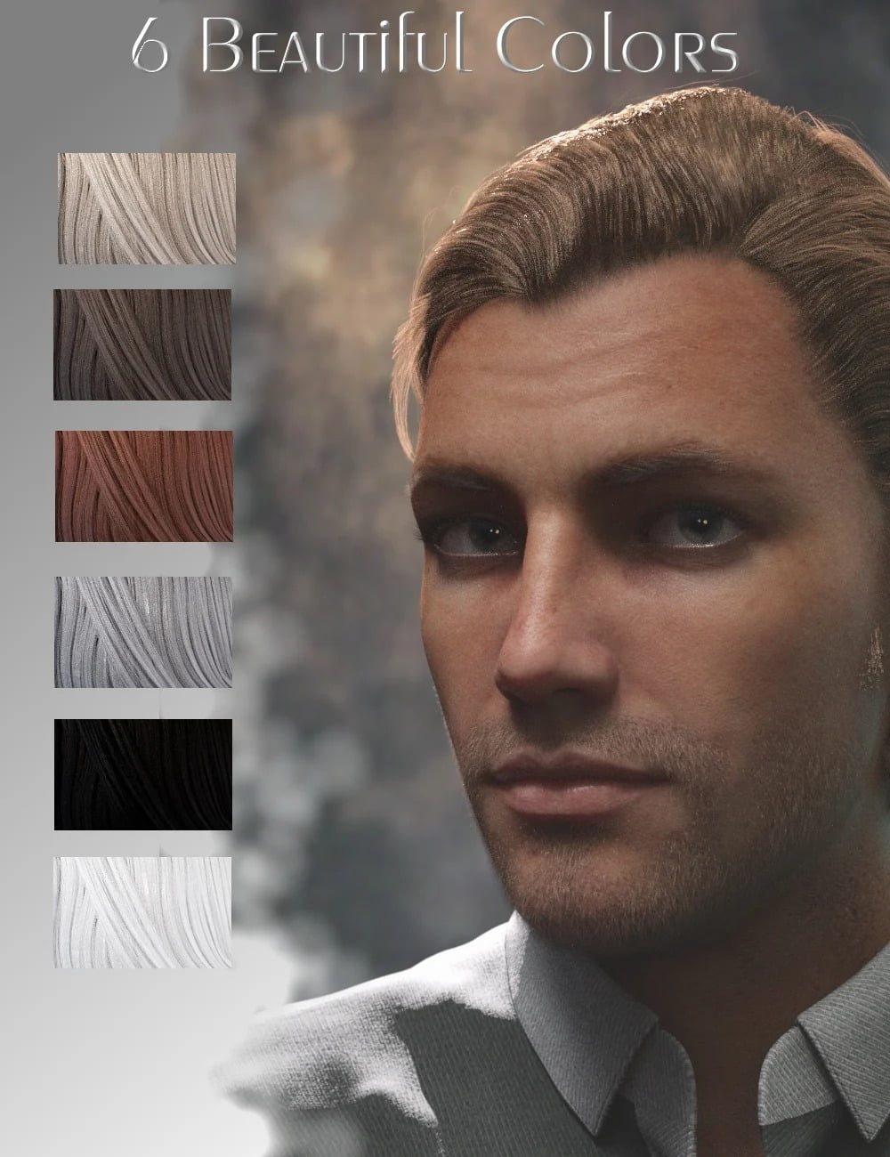 Rialto Hair for Genesis 8 and 8.1 Males