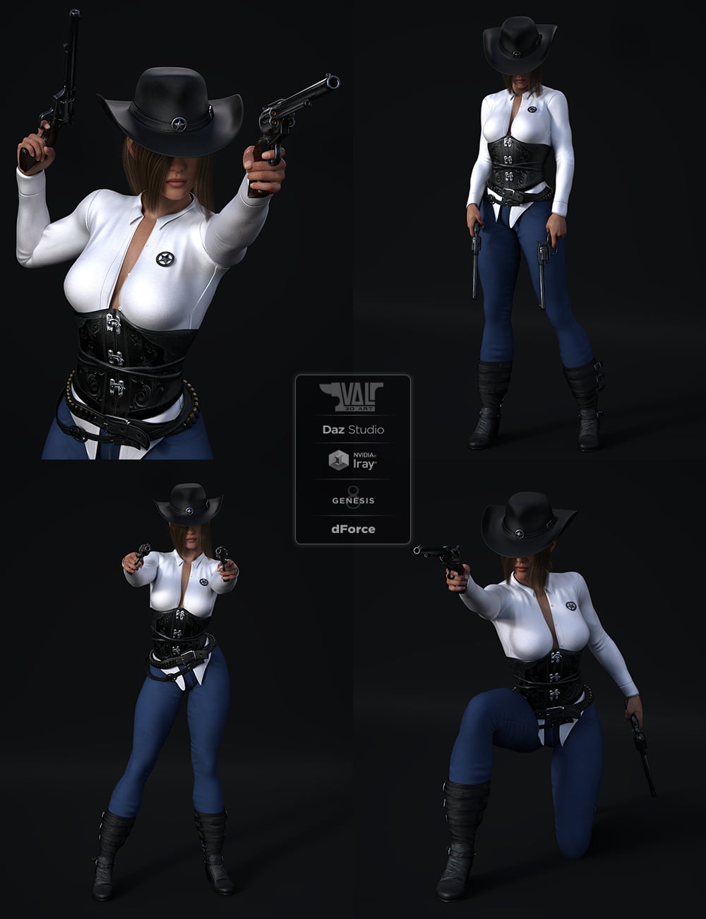 Bang Bang Poses for Genesis 8 Females