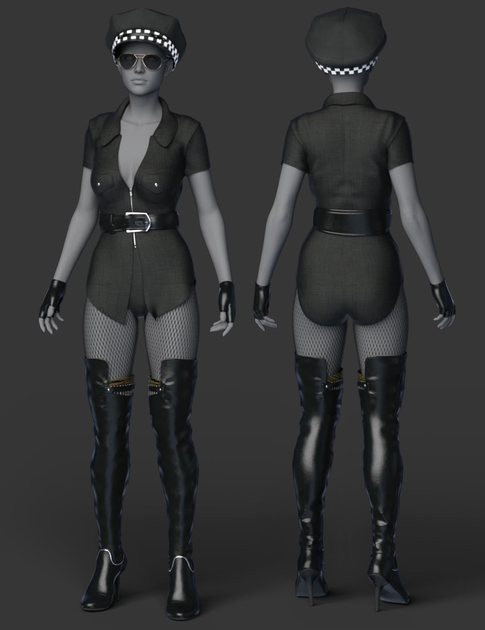 dForce Smoky Diamond Outfit for Genesis 8 Females