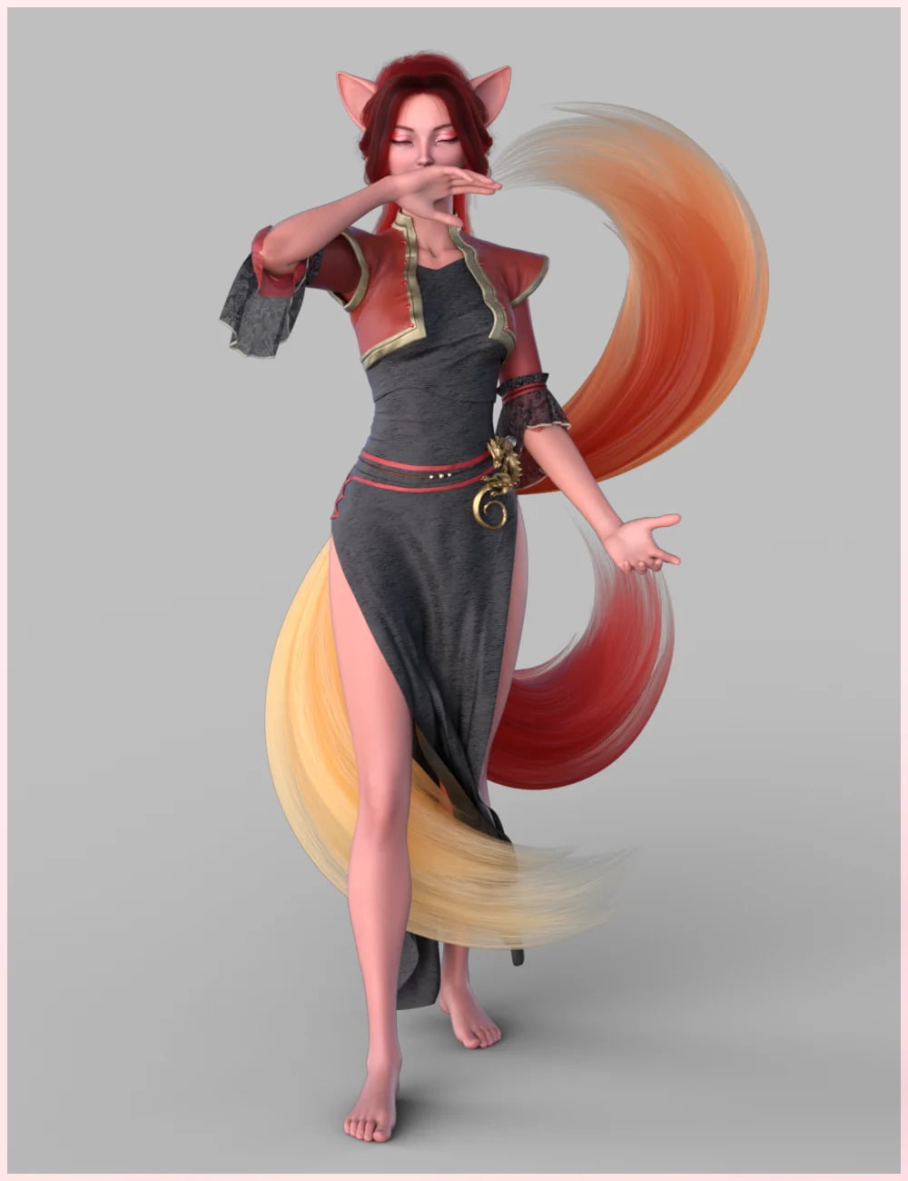 Foxfire Poses for Kiko 8.1 and Genesis 8.1 Females