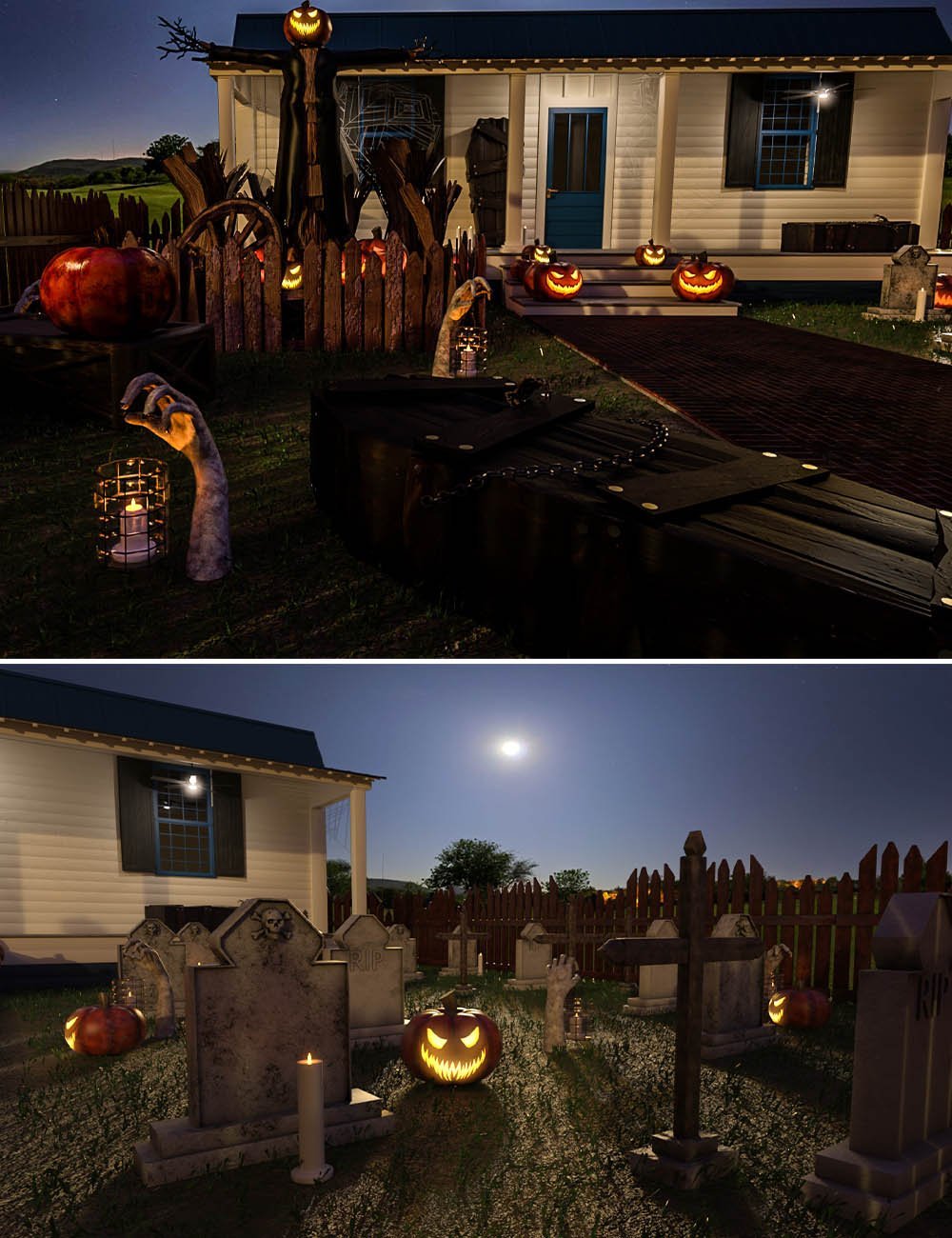 Halloween Porch