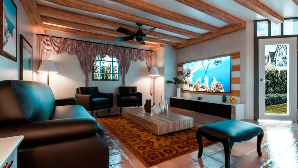 Mediterranean Living Dining and Kitchen