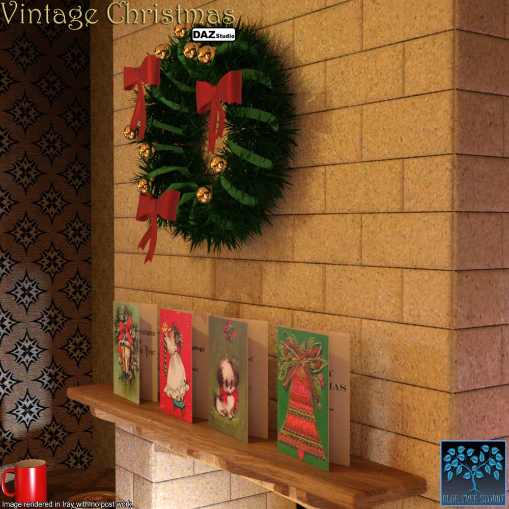 Vintage Christmas for Daz Studio