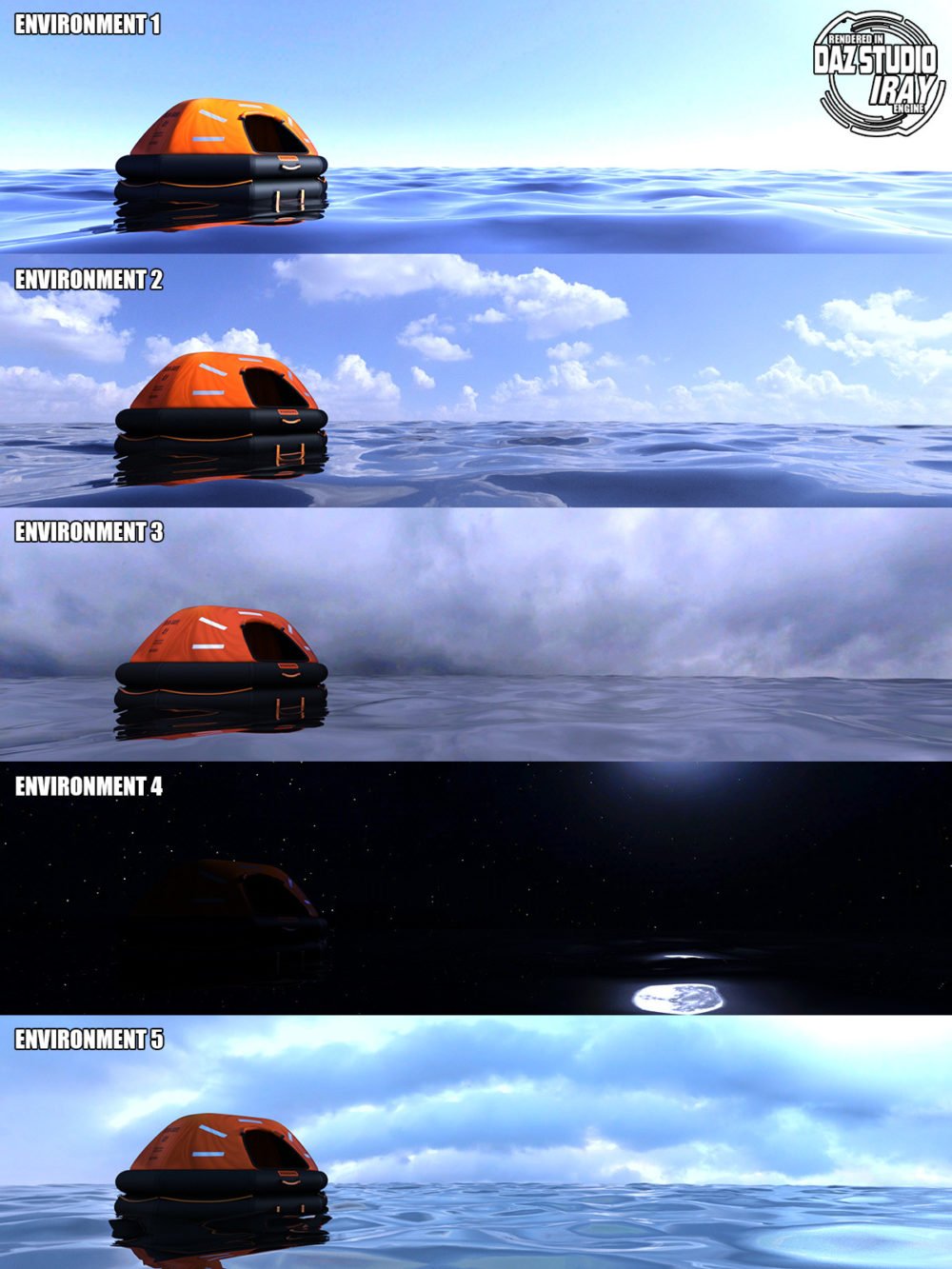 Life Raft for Poser and DS