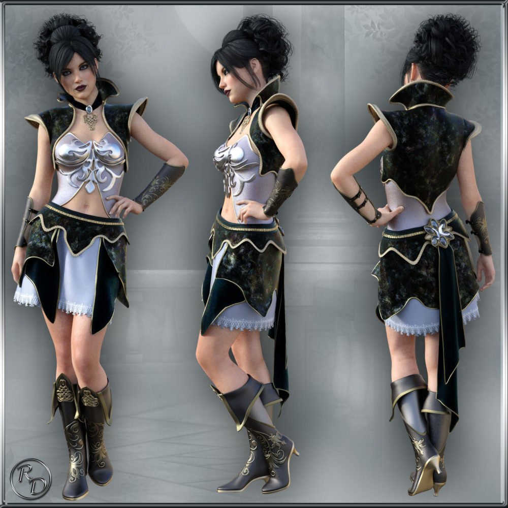 dForce Lunar Eclipse for Genesis 8.1 Female