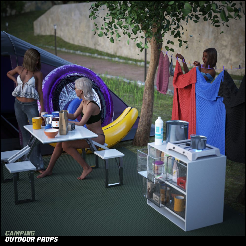 Camping Outdoor Props