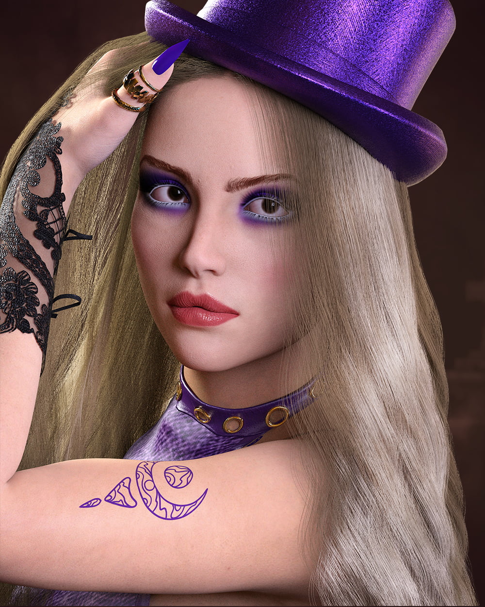 Crimson and Horns for Genesis 8.1 Female