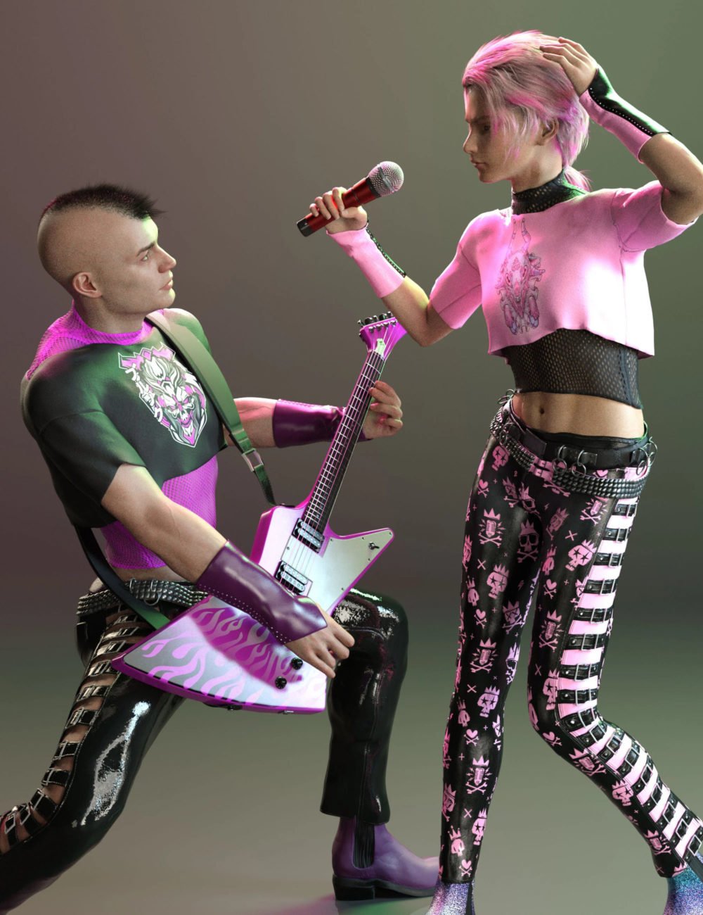 Rocker Dude for Genesis 8 Males