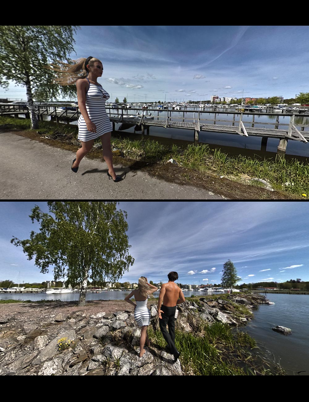 Swedish Marina - DAZ Studio Iray HDRI Pack